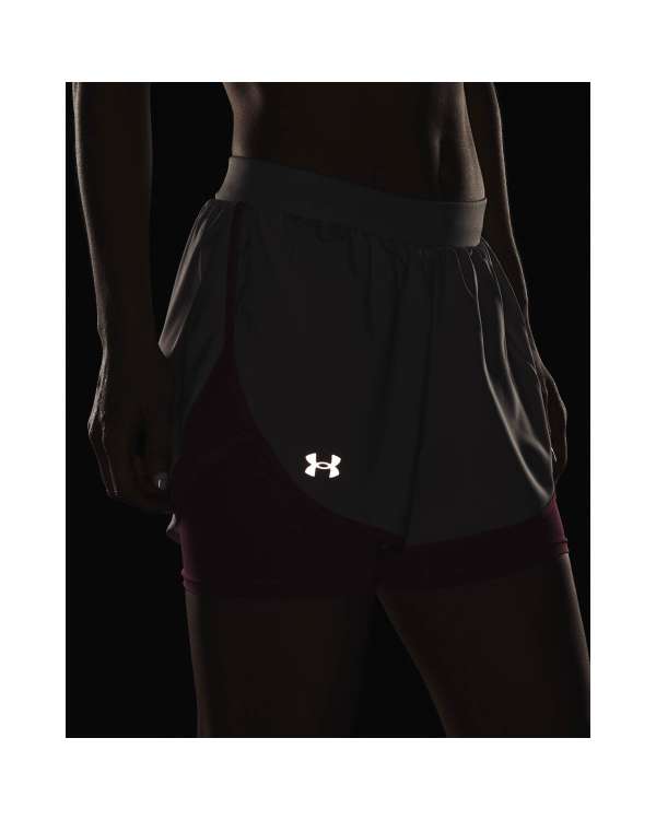 Women's UA Fly-By Elite 2-in-1 Shorts 