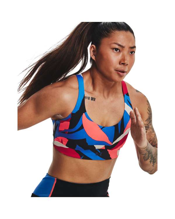 Women's UA RUSH™ SmartForm Mid Printed Sports Bra