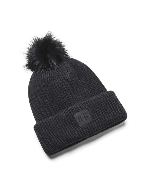 Women's UA Halftime Ribbed Pom Beanie 