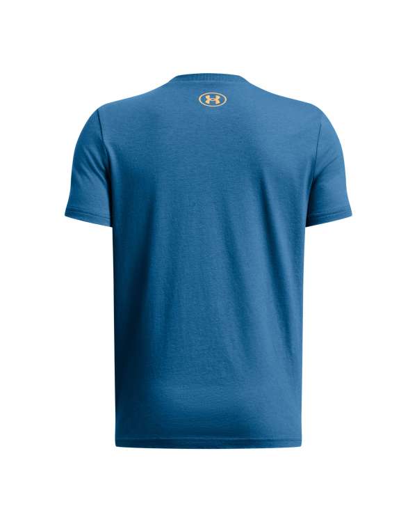 Boys' UA Box Logo Camo Short Sleeve 