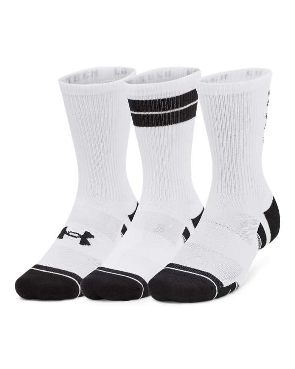 UA Performance Tech™ Unisex 3-Pack Crew Socks 