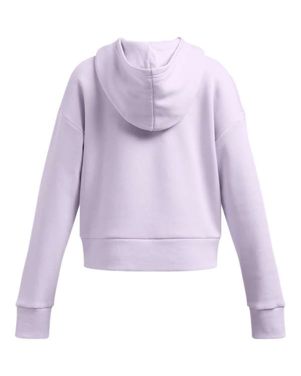 Girls' UA Rival Fleece Crop Hoodie 