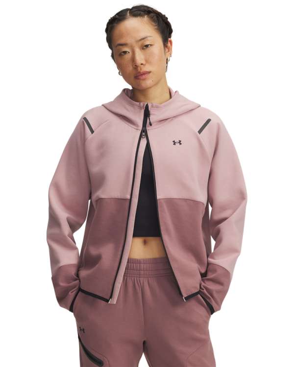 Women's UA Unstoppable Fleece Long Sleeve Full-Zip Jacket 