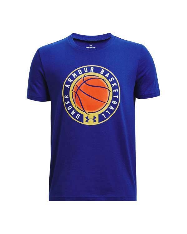 Boys' UA Basketball Logo Short Sleeve 