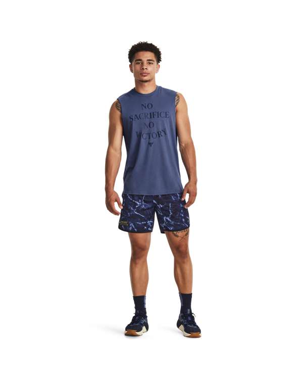 Men's Project Rock Mesh Printed Shorts 