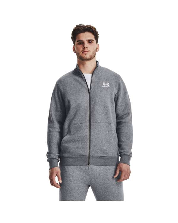 Men's UA Essential Fleece Track Long Sleeve Jacket 