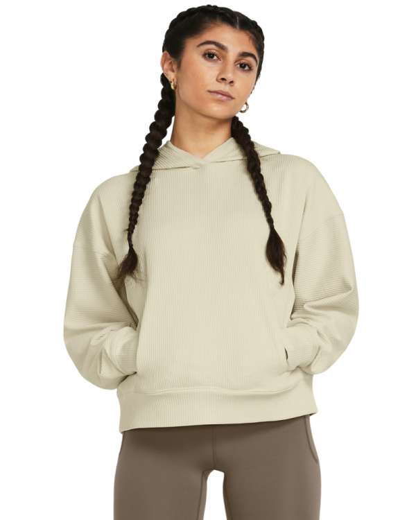 Women's UA Journey Rib Oversized Long Sleeve Hoodie