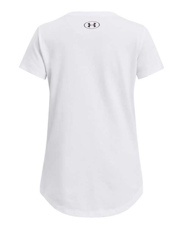 Girls' UA Colorblock Big Logo Short Sleeve 