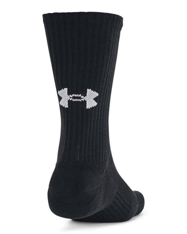 UA Training Cotton Unisex 3-Pack Crew Socks 