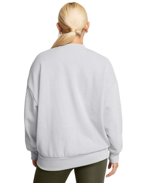 Women's UA Icon Heavyweight Terry Oversized Crew Long Sleeve