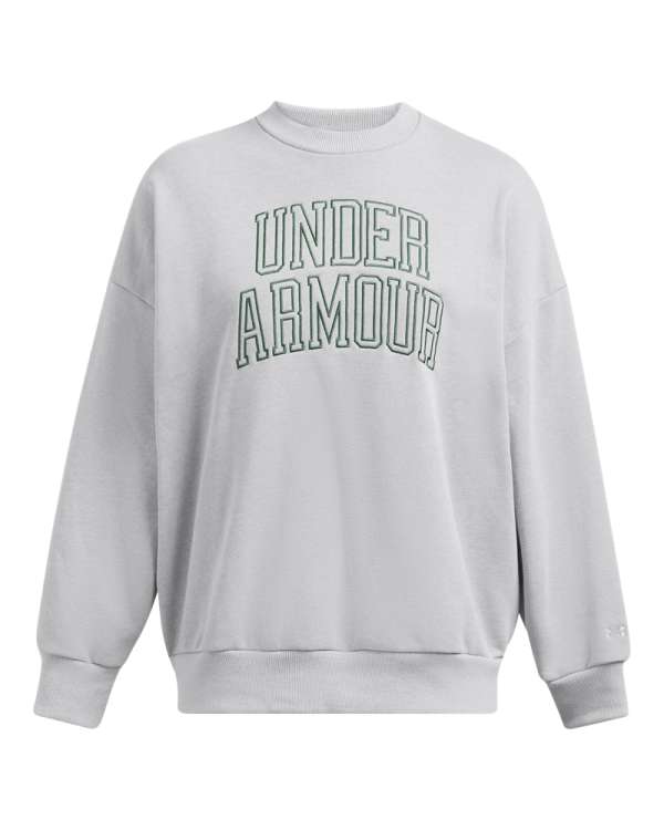 Women's UA Icon Heavyweight Terry Oversized Crew Long Sleeve