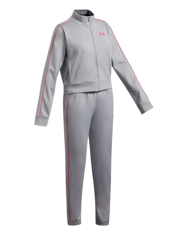 UA Icon Knit Girls' Crop Tracksuit 