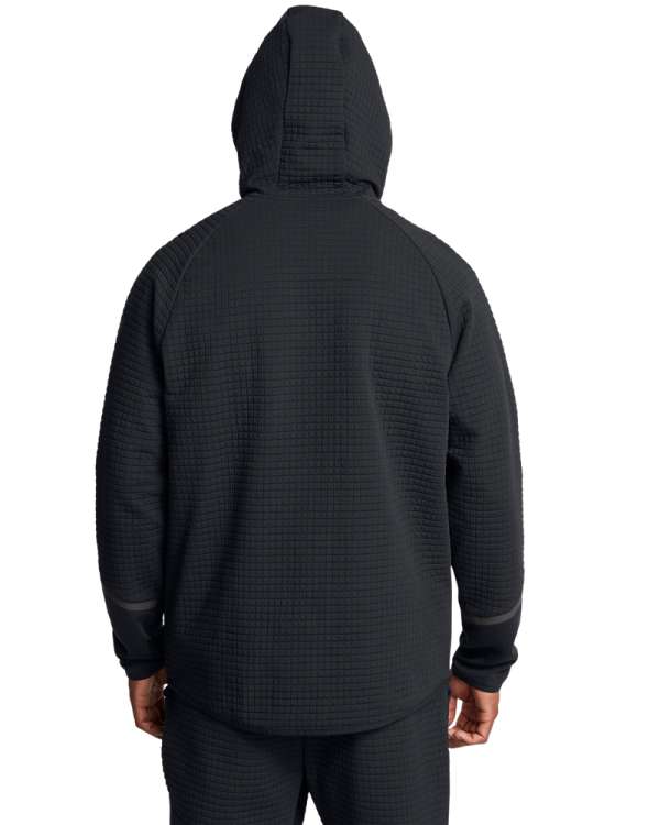 Men's UA Unstoppable Fleece Grid Full-Zip  Long Sleeve 