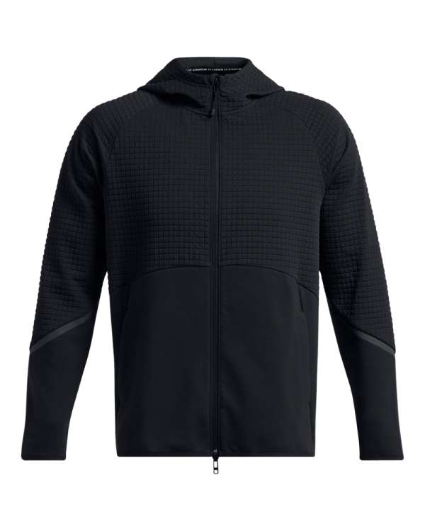 Men's UA Unstoppable Fleece Grid Full-Zip  Long Sleeve 