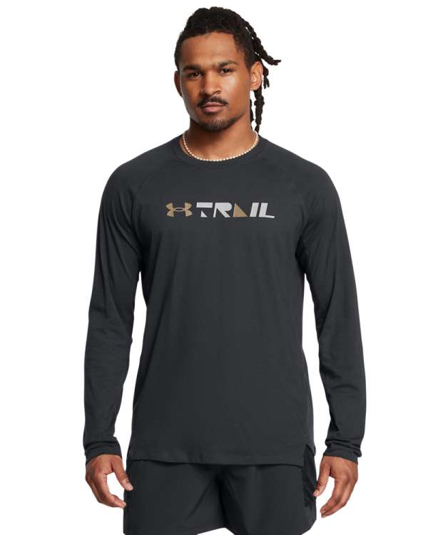 Men's UA Trail Run Graphic Long Sleeve