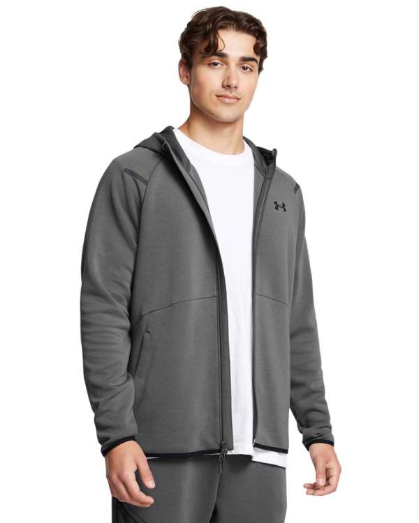 Men's UA Unstoppable Fleece Full-Zip Long Sleeve Hoodie 