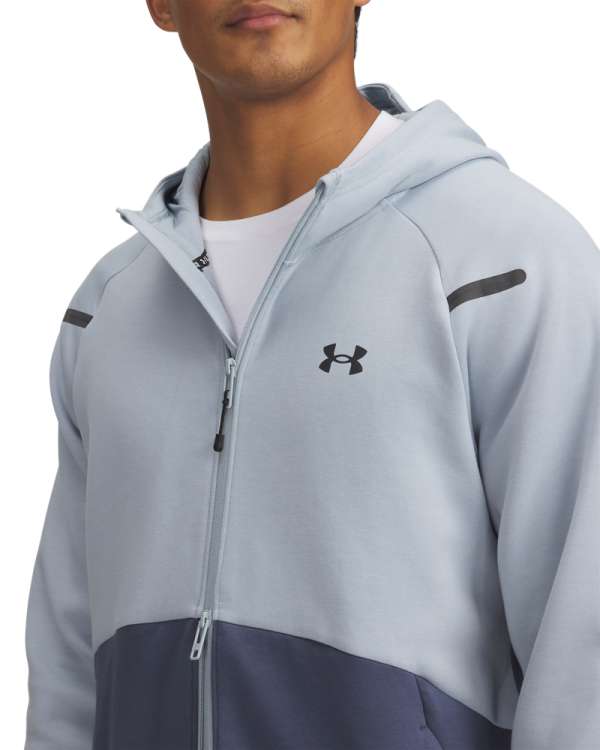 Men's UA Unstoppable Fleece Full-Zip Long Sleeve Hoodie 