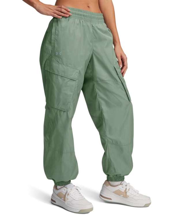 Women's UA Unstoppable Woven Sheen Cargo Joggers 