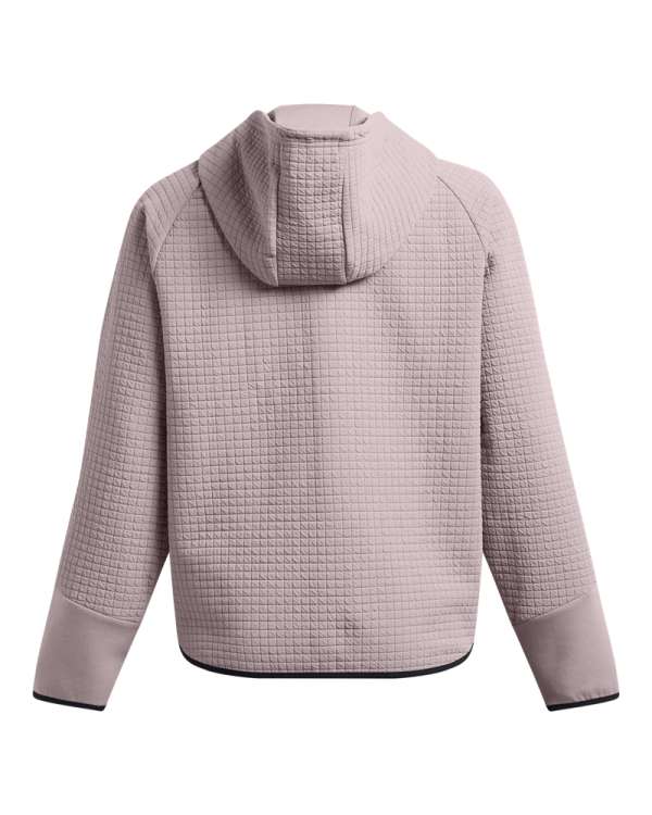 Women's UA Unstoppable Fleece Grid Full Zip Long Sleeve Hoodie