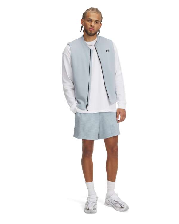UA Unstoppable Fleece Grid Shorts 