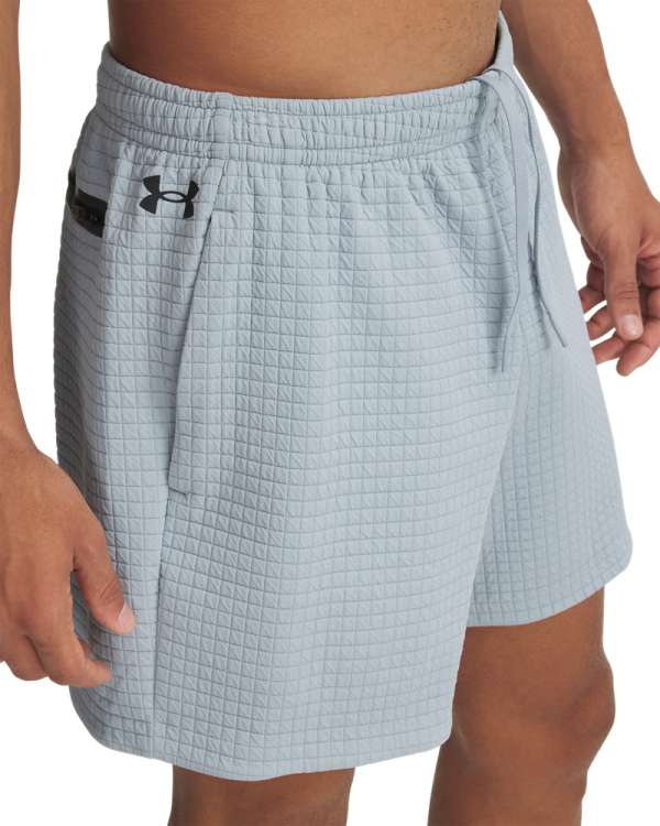 UA Unstoppable Fleece Grid Shorts 