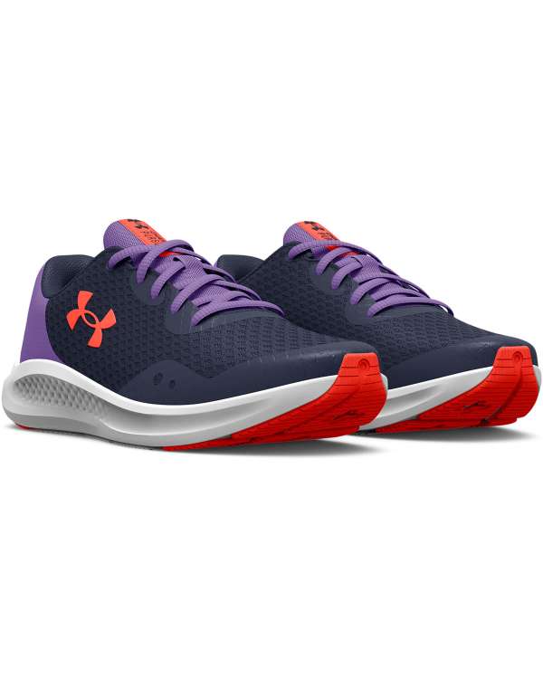 Girls' Grade School UA Charged Pursuit 3 Running Shoes 