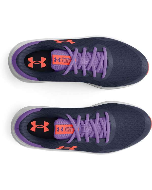 Girls' Grade School UA Charged Pursuit 3 Running Shoes 