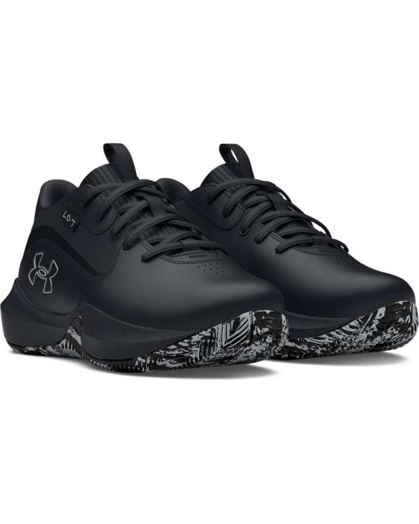 UA Lockdown 7 Grade School Basketball Shoes 