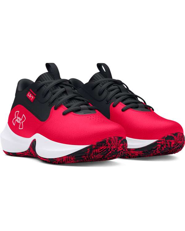 UA Lockdown 7 Grade School Basketball Shoes 