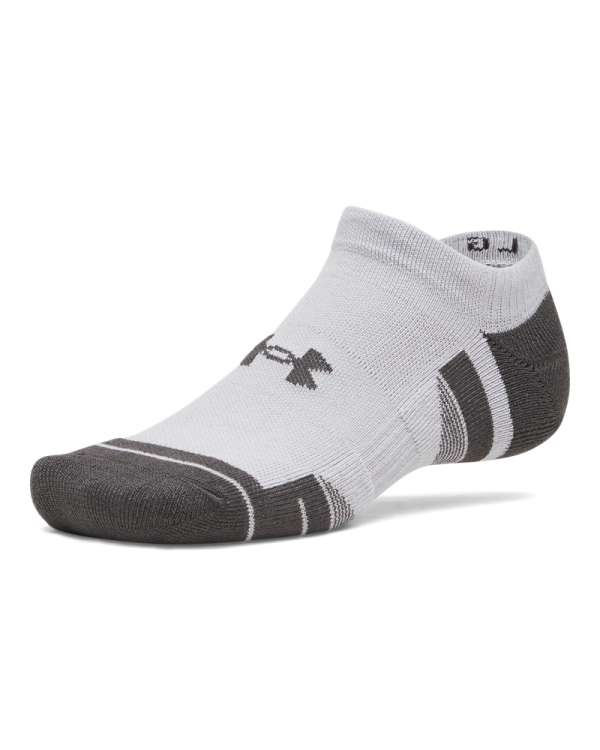 UA Performance Tech Unisex 3-Pack No Show Socks 