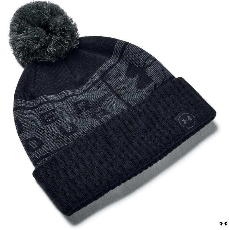UA Big Logo Pom Beanie