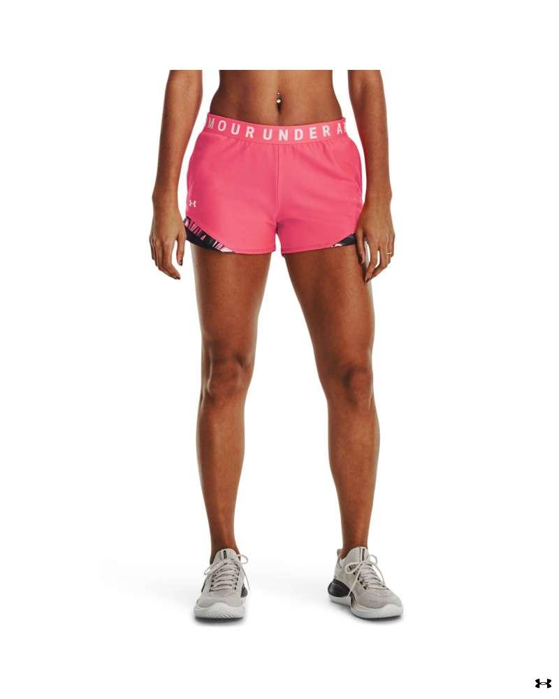 Women's UA Play Up 3.0 Tri Color Shorts