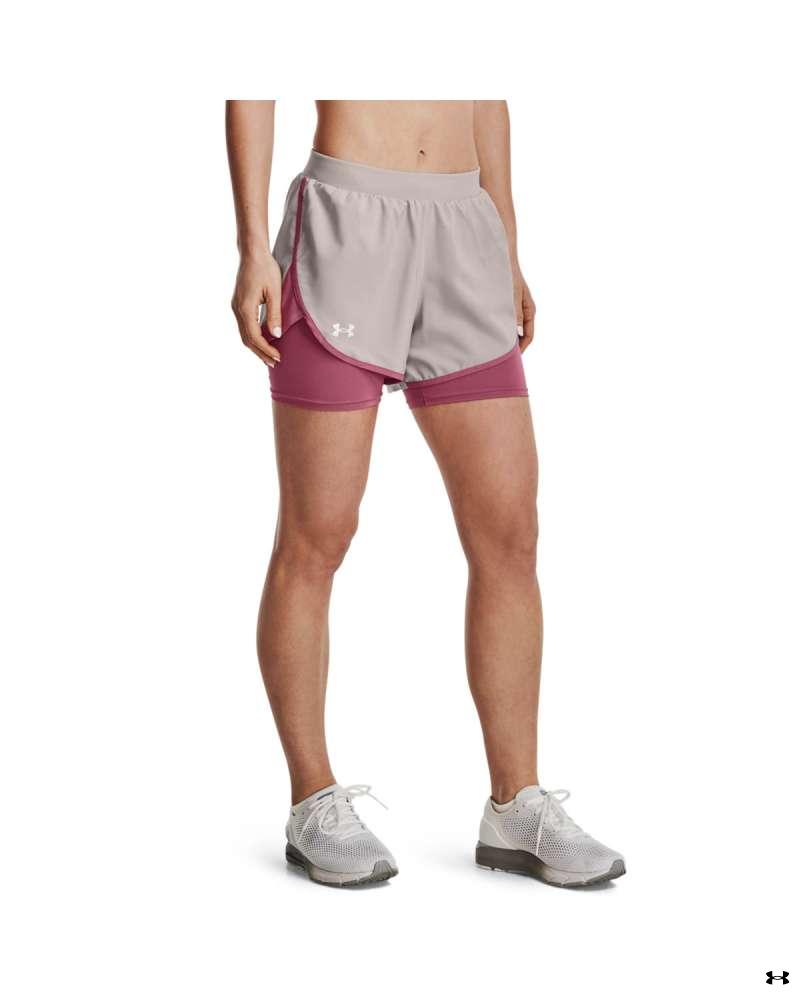 Women's UA Fly-By Elite 2-in-1 Shorts 