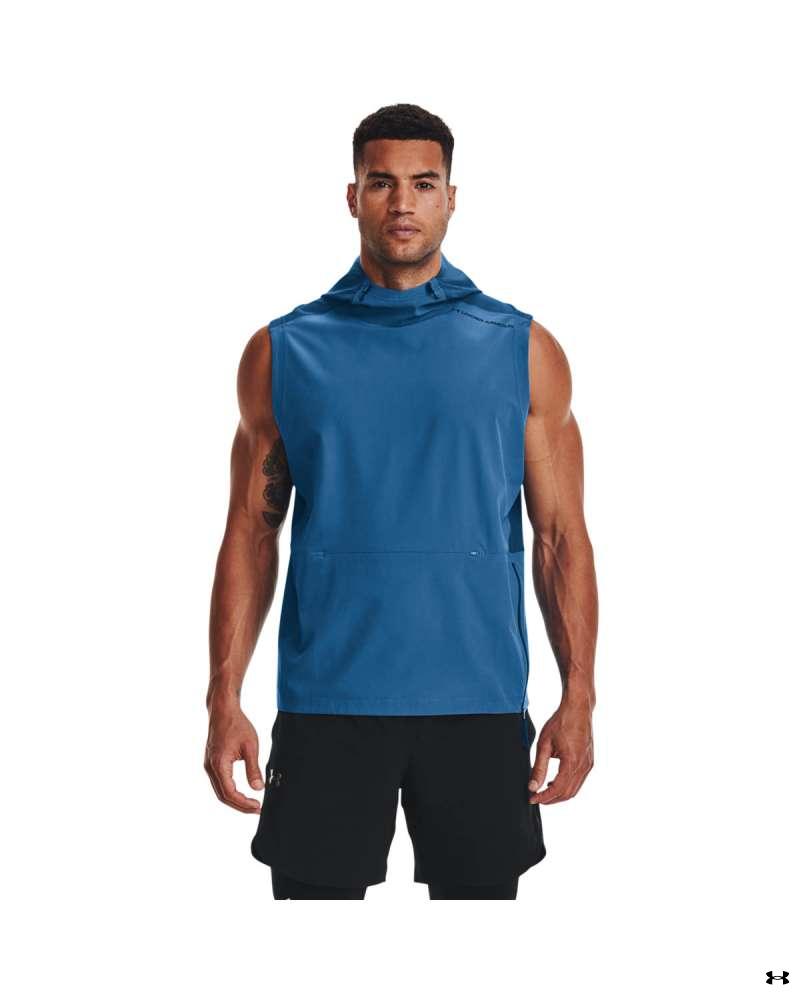 Men's UA RUSH™ Woven Hooded Vest T-Shirt
