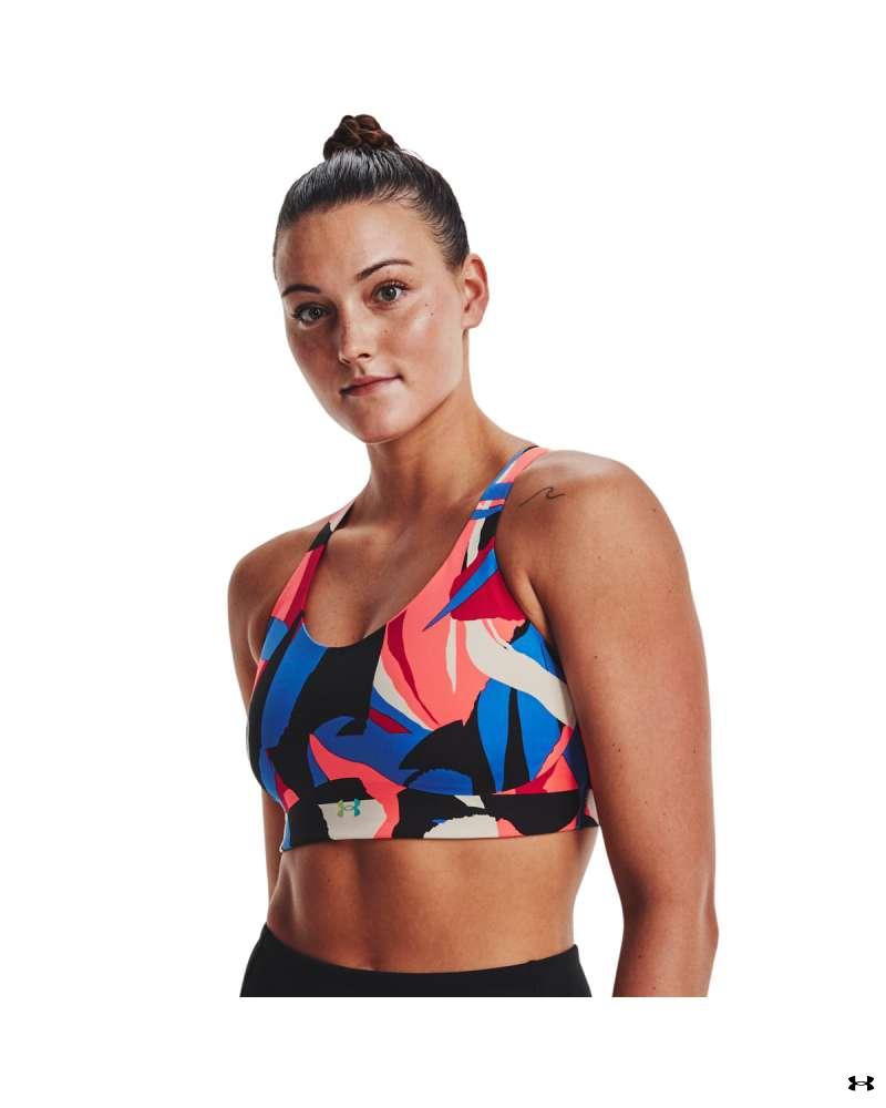Women's UA RUSH™ SmartForm Mid Printed Sports Bra