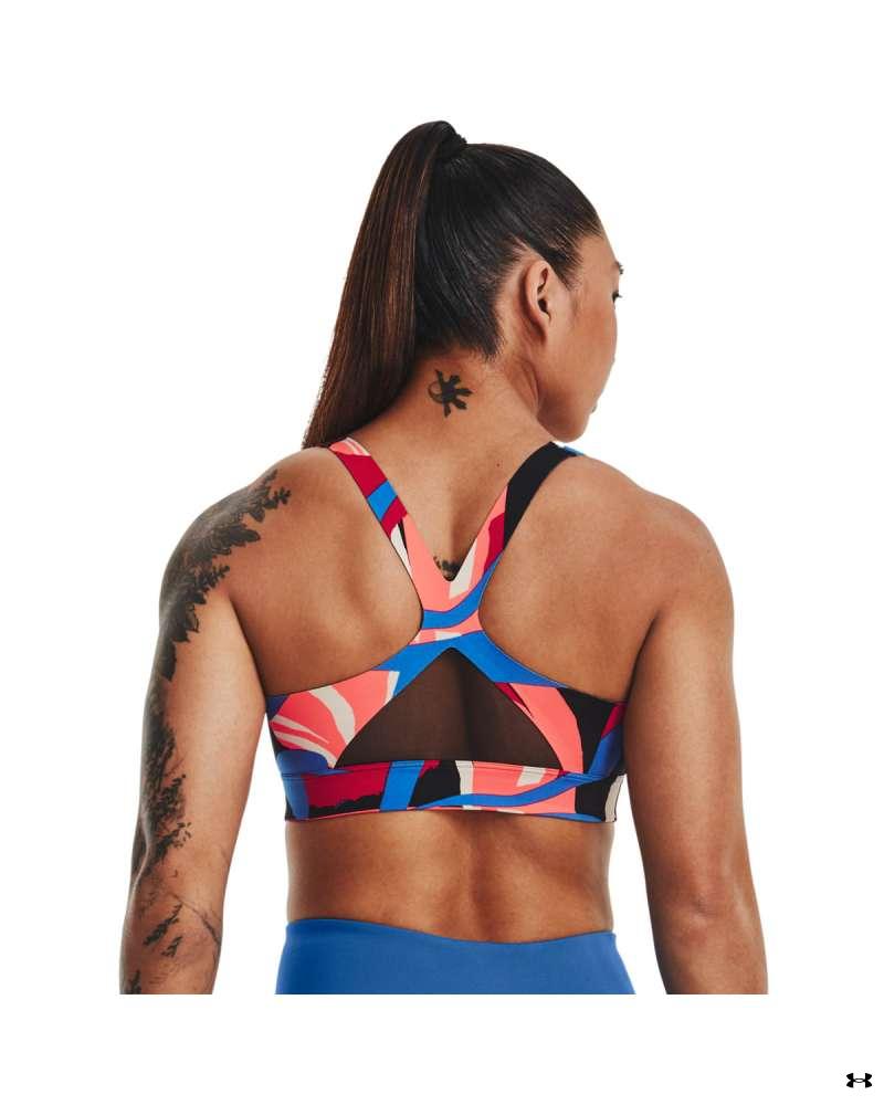 Women's UA RUSH™ SmartForm Mid Printed Sports Bra