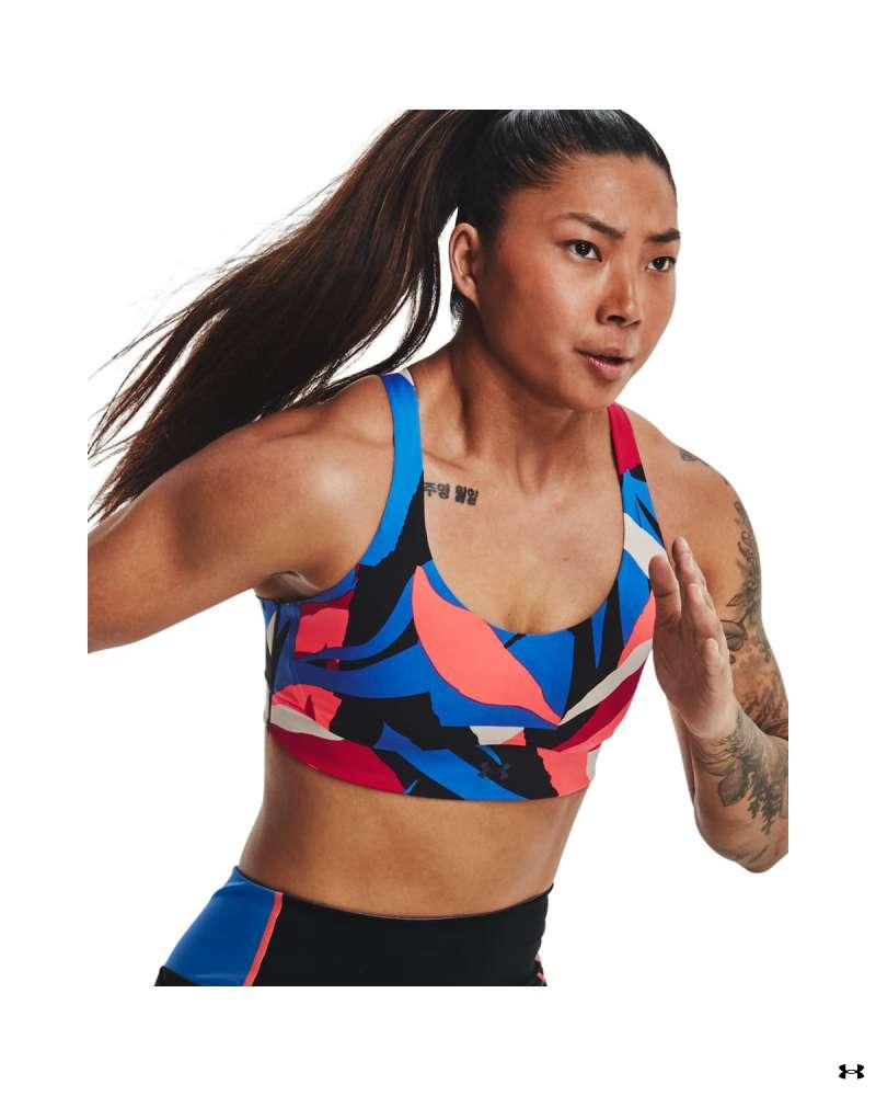 Women's UA RUSH™ SmartForm Mid Printed Sports Bra