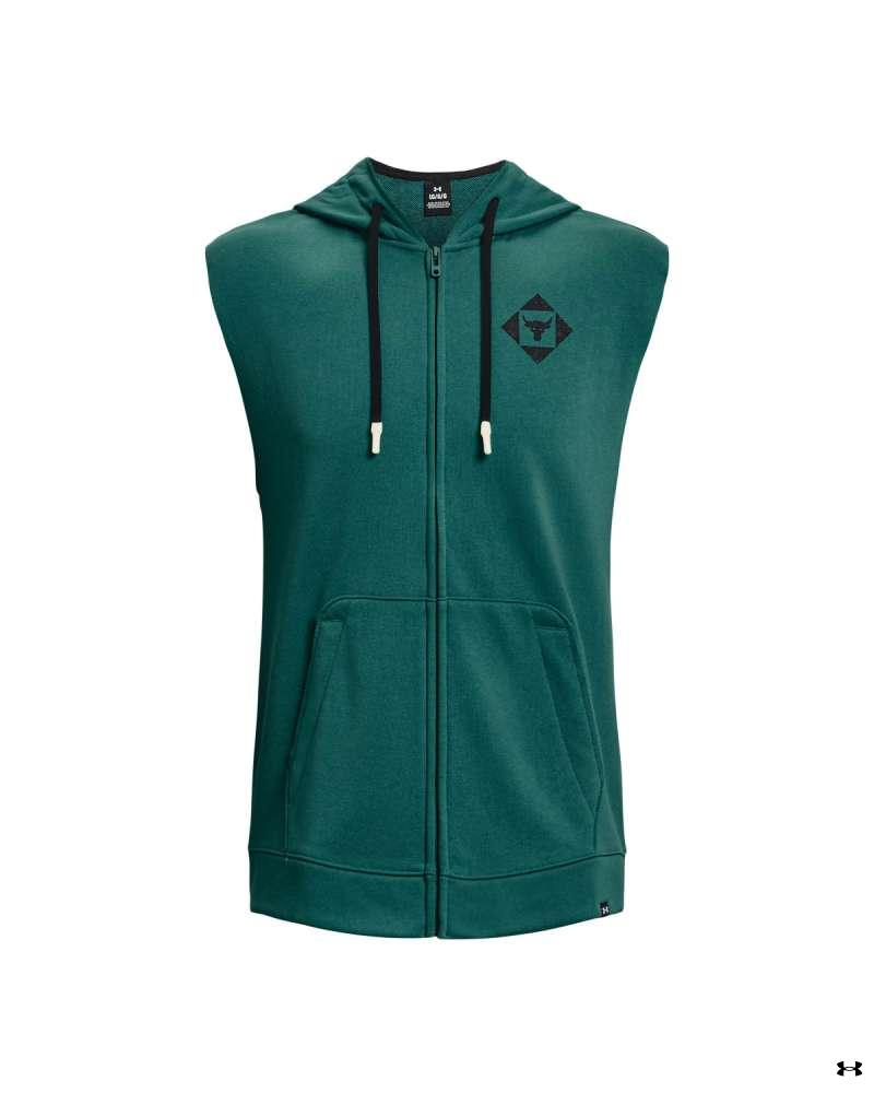 Men's Project Rock Heavyweight Terry T-Shirt Full-Zip Hoodie