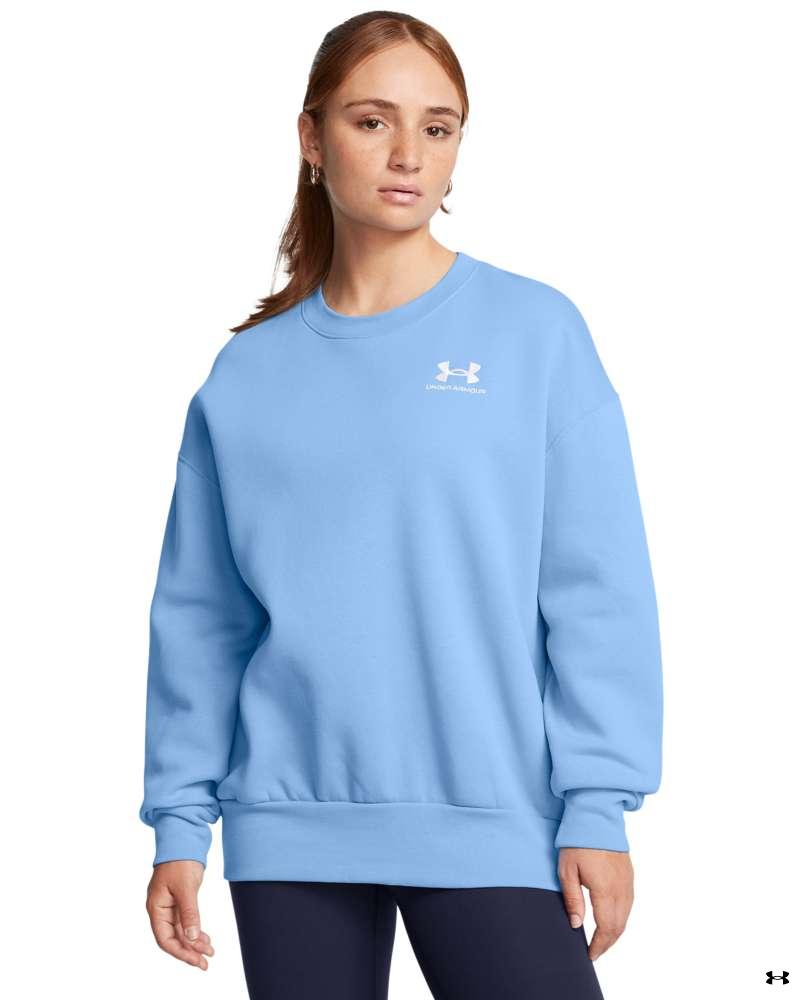 Women's UA Essential Fleece Oversized Crew Long Sleeve 