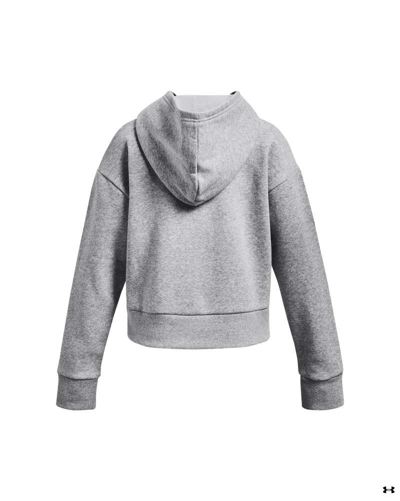 Girls' UA Rival Fleece Crop Hoodie