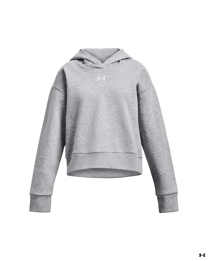 Girls' UA Rival Fleece Crop Hoodie