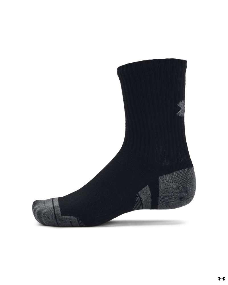 Unisex UA Performance Cotton 3-Pack Mid-Crew Socks 
