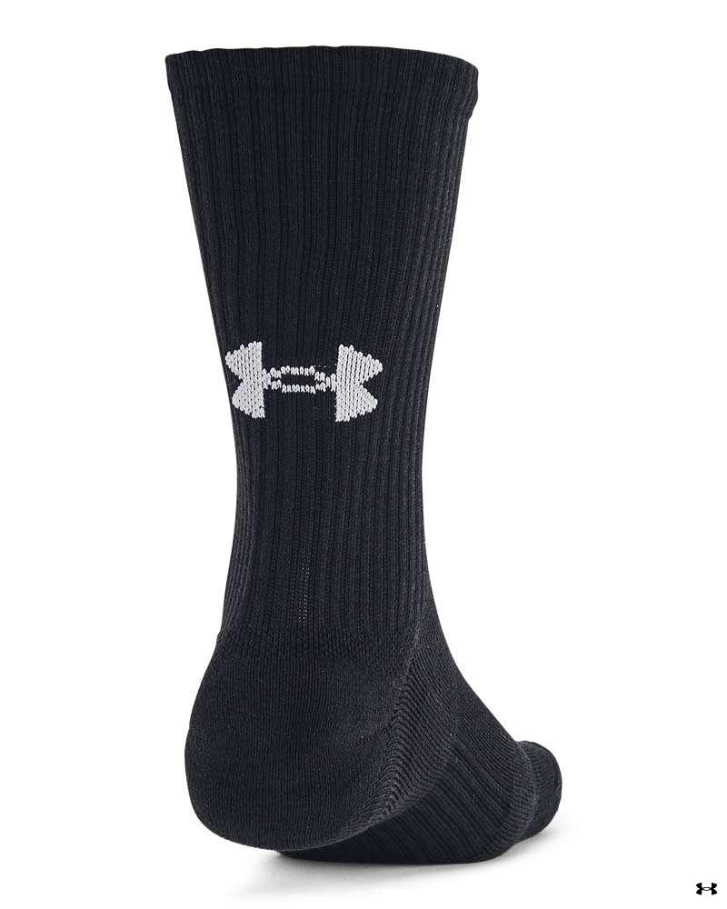 UA Training Cotton Unisex 3-Pack Crew Socks 
