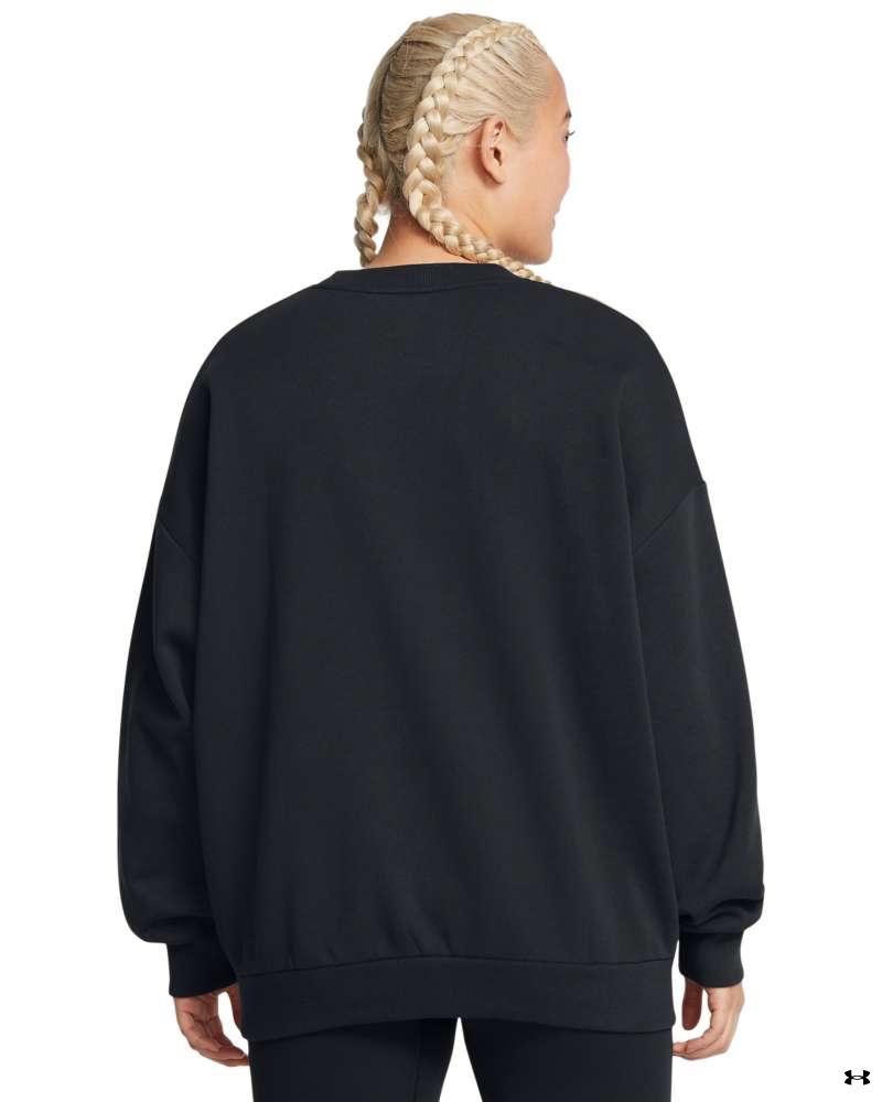 Women's UA Rival Fleece Oversized Crew Long Sleeve