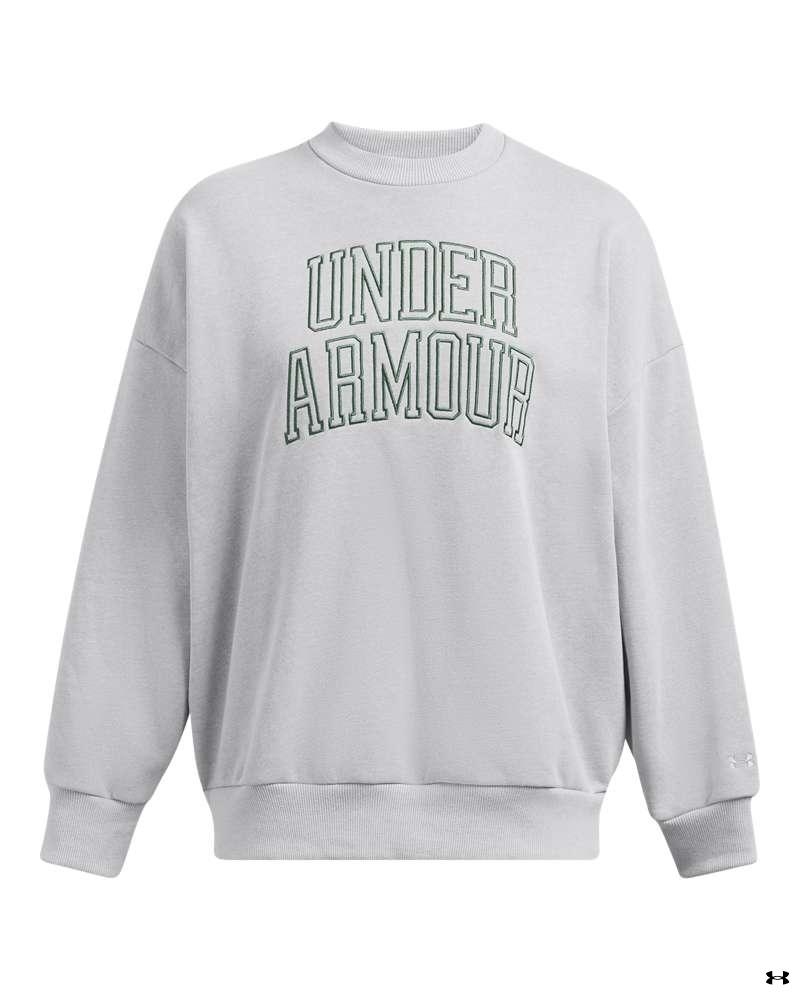 Women's UA Icon Heavyweight Terry Oversized Crew Long Sleeve