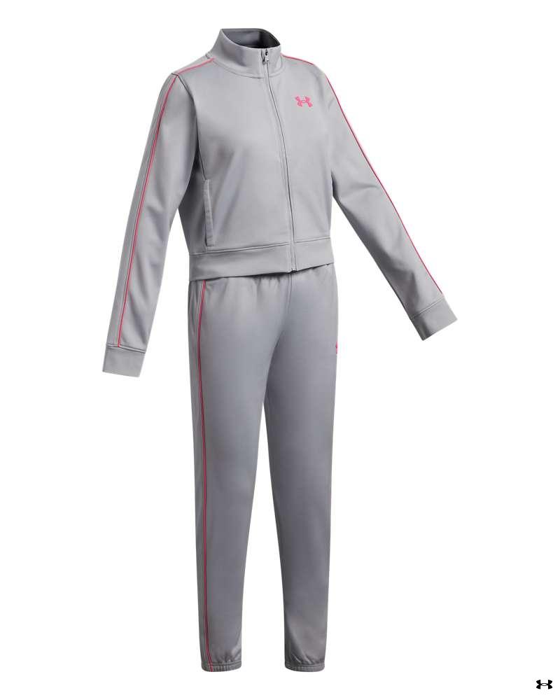 UA Icon Knit Girls' Crop Tracksuit 