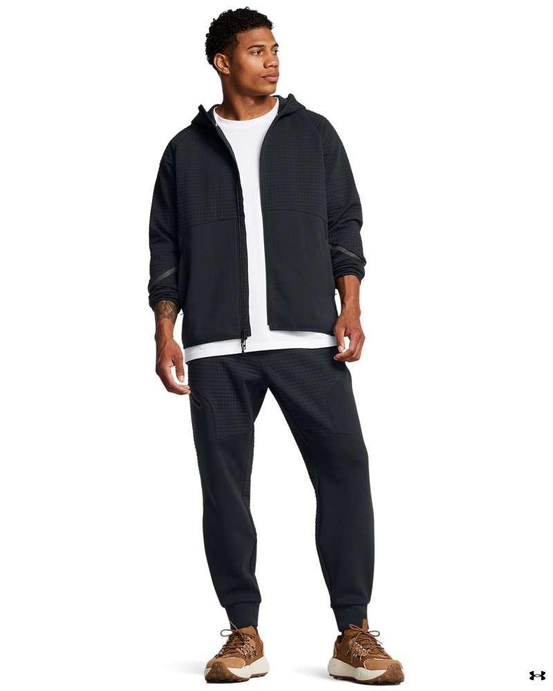 Men's UA Unstoppable Fleece Grid Full-Zip Long Sleeve