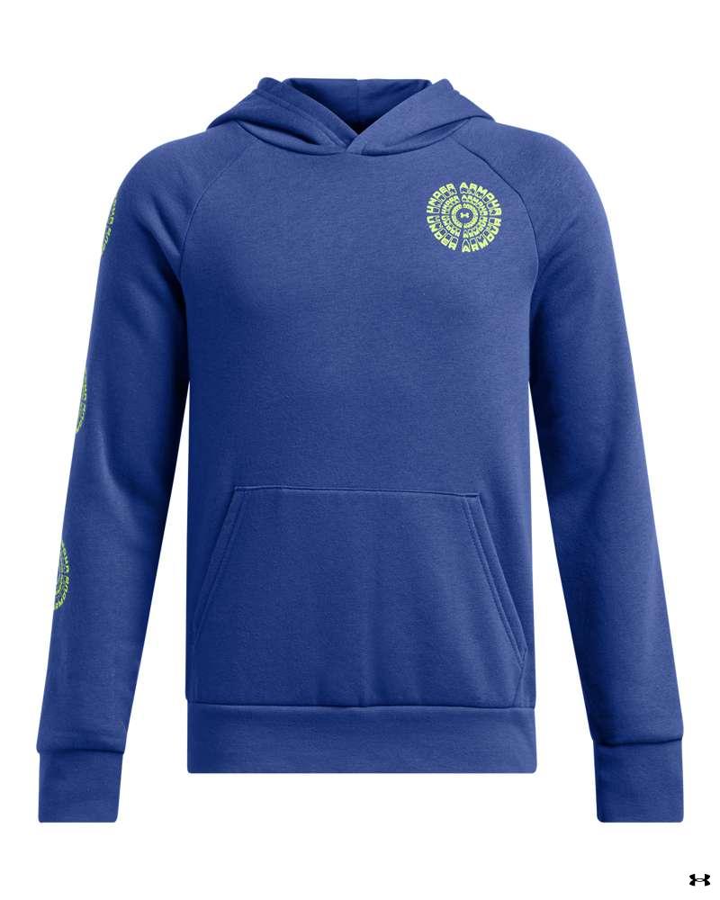 Boys' UA Rival Fleece Spiral Logo Hoodie
