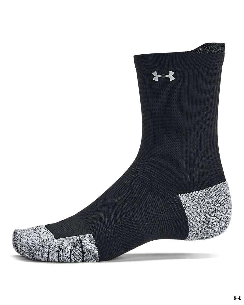 UA ArmourDry® Run Cushion Unisex 3-Pack Mid-Crew Socks 