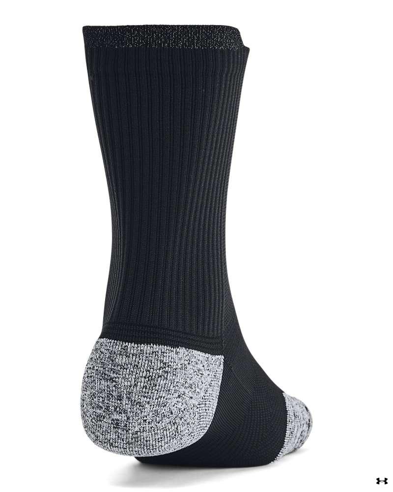 UA ArmourDry® Run Cushion Unisex 3-Pack Mid-Crew Socks 